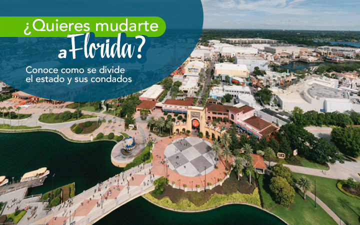 como se divide el estado de florida y sus condados santana sales group