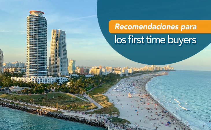 Playa de Miami con skyline al fondo - 4 recomendaciones que cambiaran la vida a los first time buyers