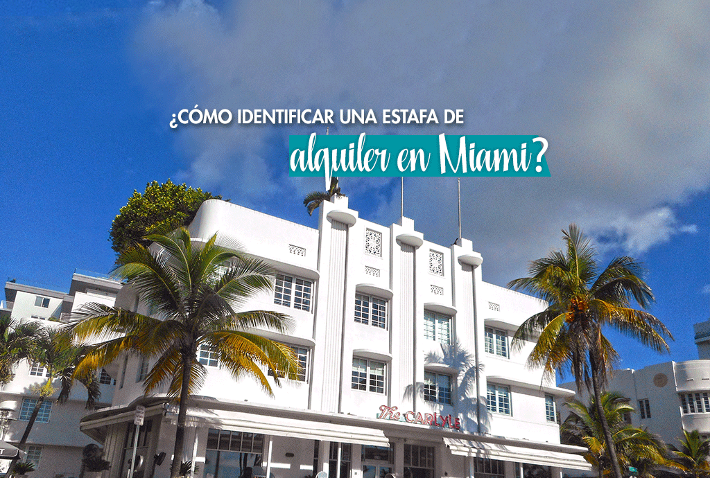 Edificio art deco en Ocean Drive Miami representando como identificar una estafa de alquiler