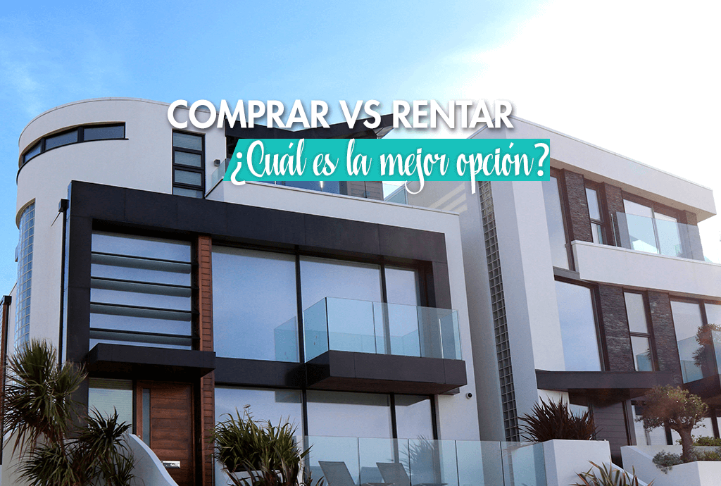 Casa moderna de lujo representando comparativa entre comprar versus rentar propiedad en Miami