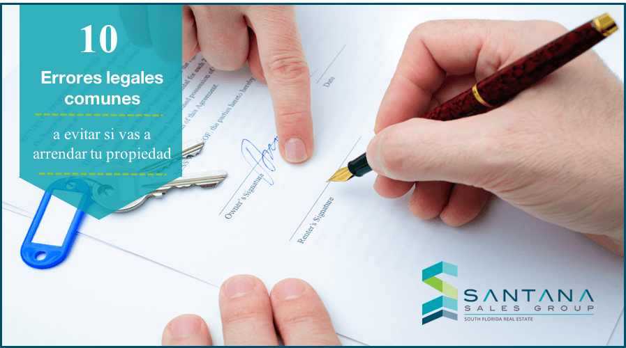 Manos firmando contrato con llaves sobre mesa representando errores legales a evitar al arrendar propiedad en Miami