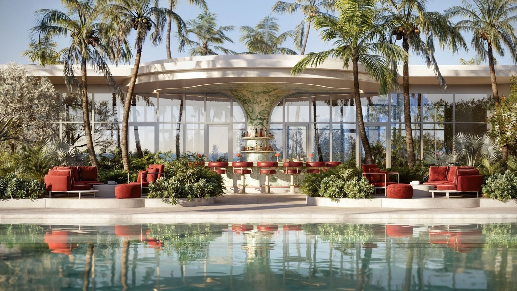 Faena Residences Barra y Piscina Amenidades