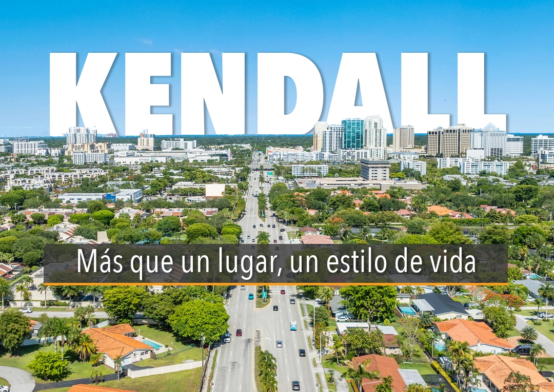 Vista aerea de Kendall Miami con avenidas arboladas - mas que un lugar un estilo de vida